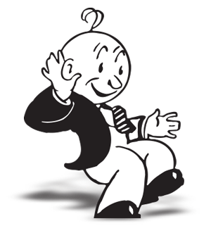 Dance man graphic for Newsletter Sign up